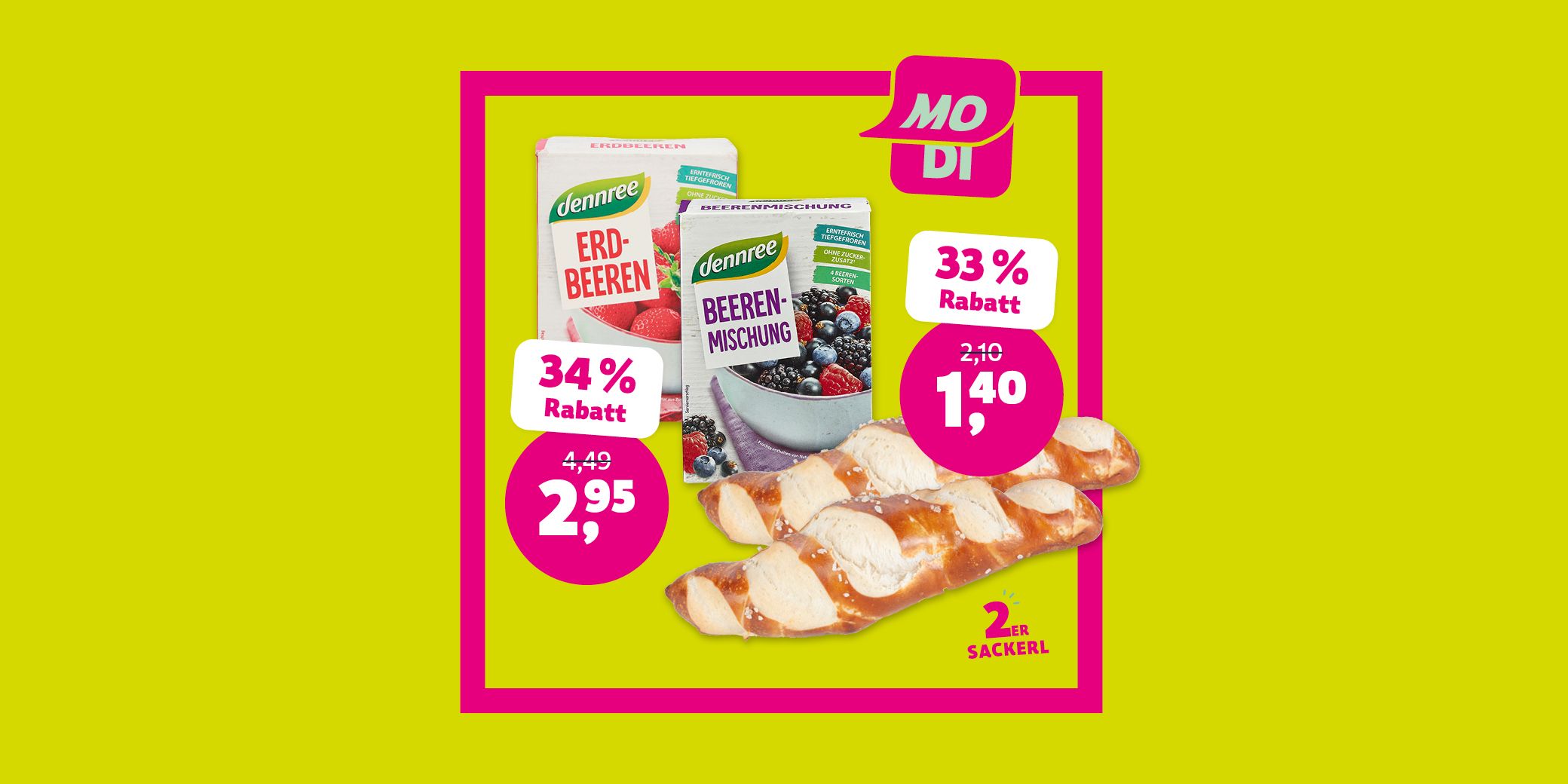 Günstiger Wochenstart 