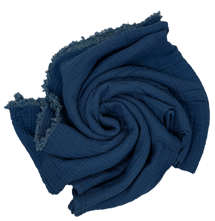 Sommer-Plaid, Musselin, 150 × 200 cm