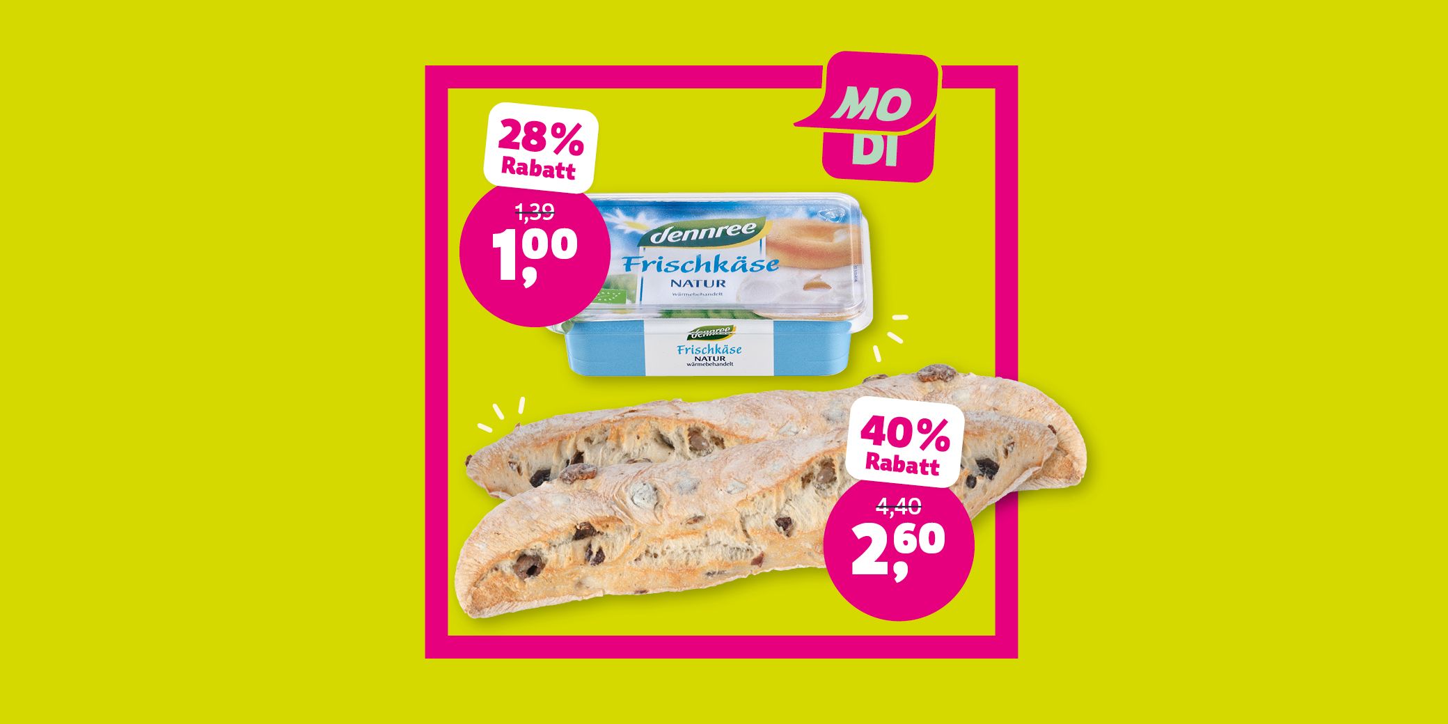 Günstiger Wochenstart 