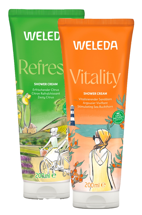 Cremedusche oder Duschgel