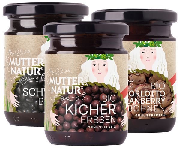 20 % Rabatt auf alle Bio-Hülsenfrüchte von Mutter Natur*