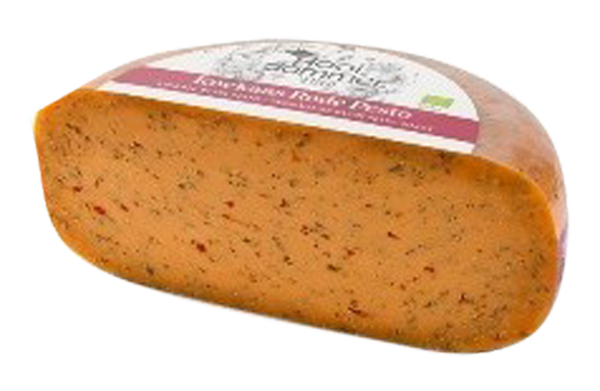 Roter Pesto-Käse - halber Laib