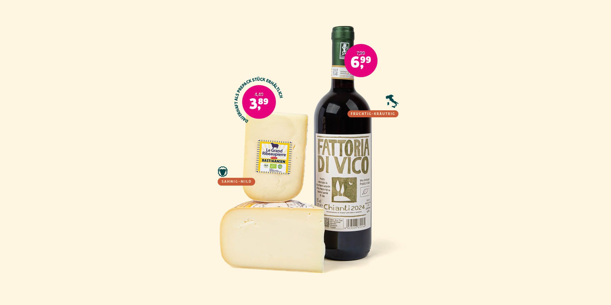 Käse & Wein: Perfekt kombiniert