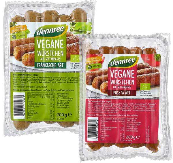 Vegane Bio-Würstchen