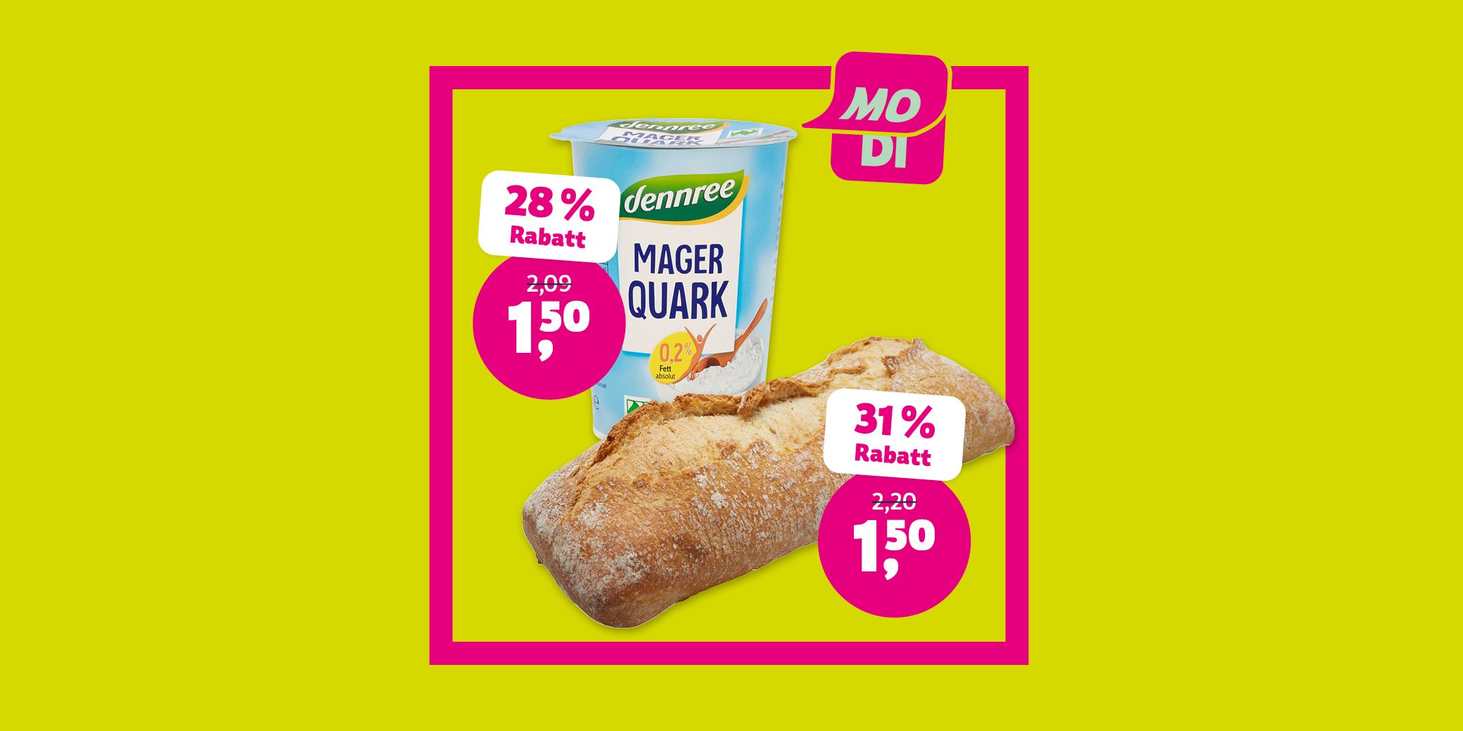 Günstiger Wochenstart