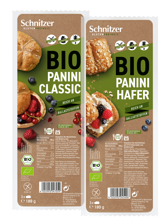 Glutenfreie Backwaren