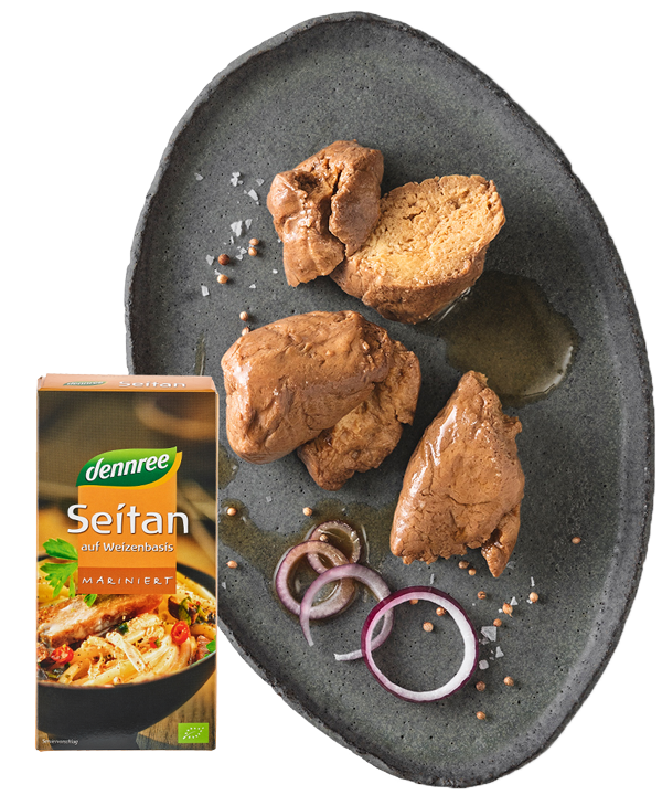 Bio-Seitan mariniert