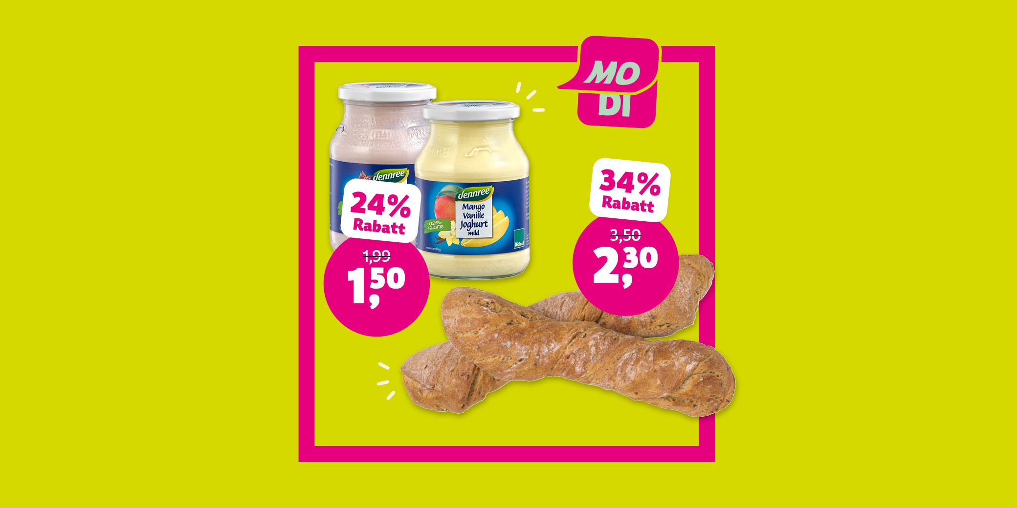 Günstiger Wochenstart 