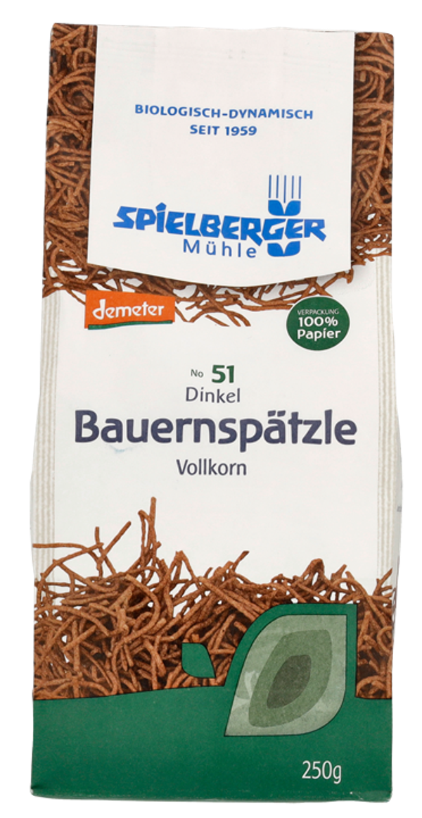 Dinkel-Vollkorn Bauernspätzle