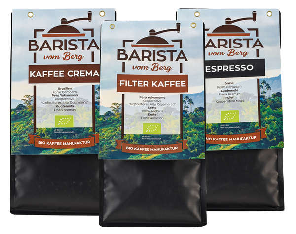 Bio-Kaffee- Spezialitäten