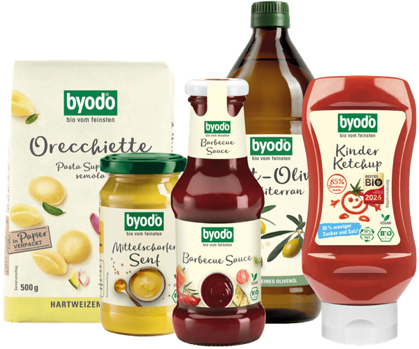 Ab 10% Rabatt* auf ausgewählte Byodo-Produkte (nur Denns BioMärkte)