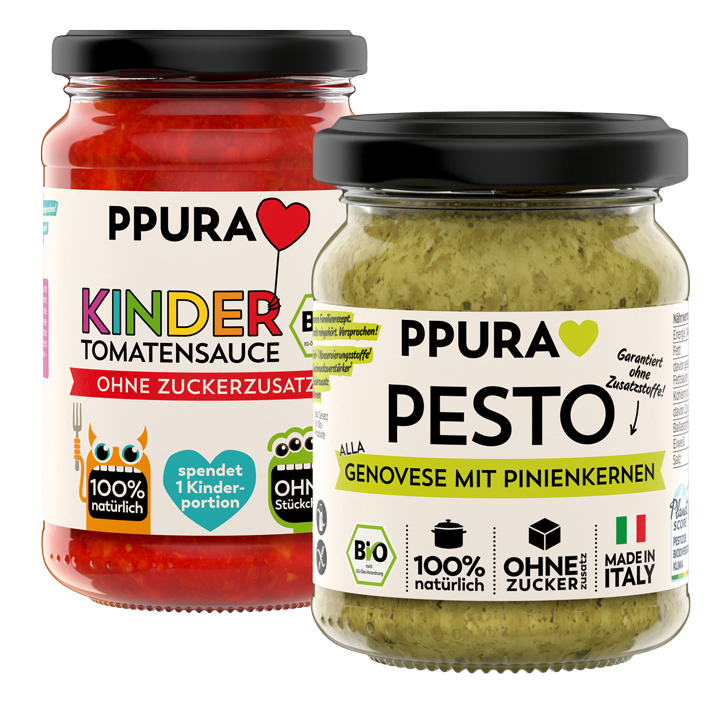 Pestos oder Tomatensaucen