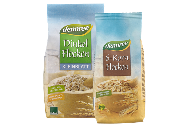 Bio- Getreideflocken