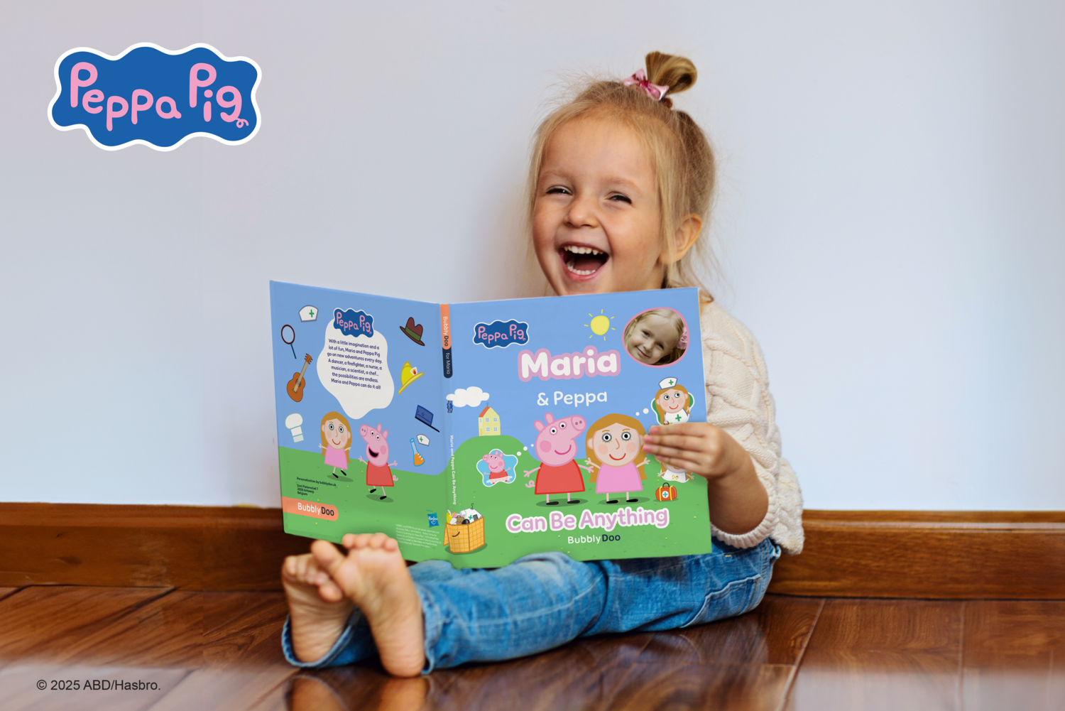 Your child and Peppa Pig together in one book!