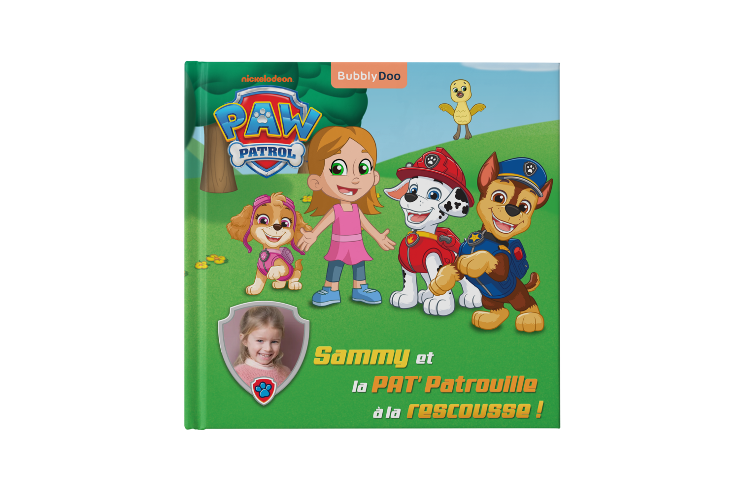 Livre Personnalisé Enfant Pat'Patrouille - Bubbly-Doo Avec Prénom Et Photo