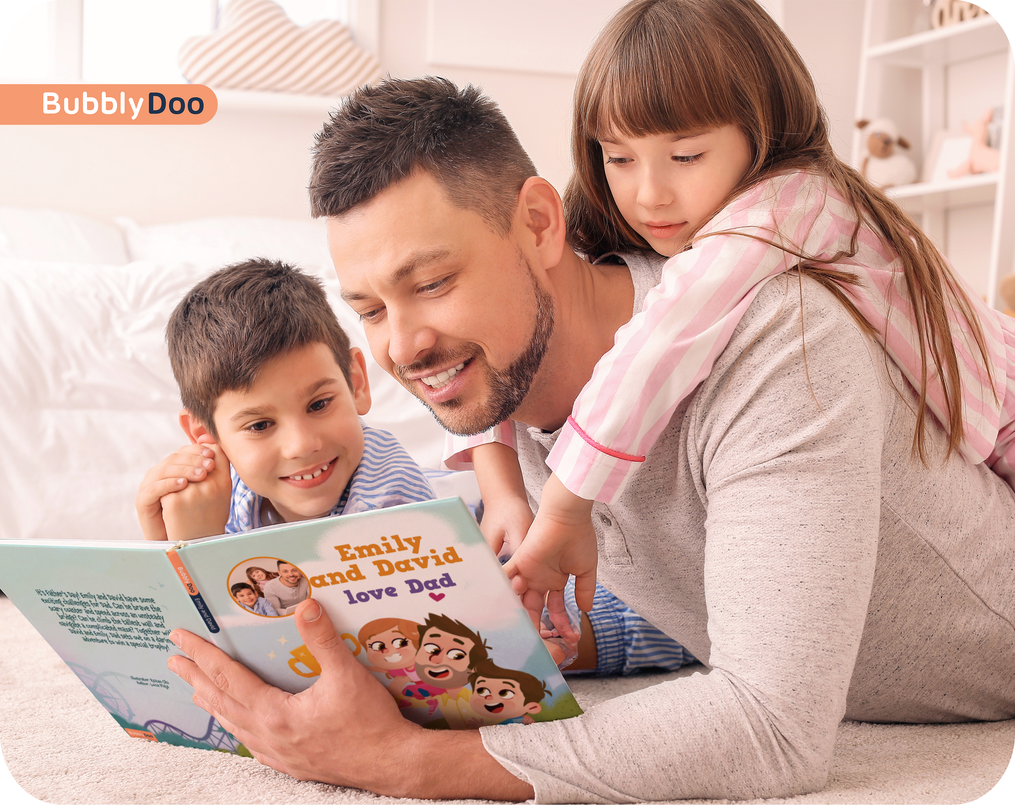 Your children and their dad together in one amazing book!
