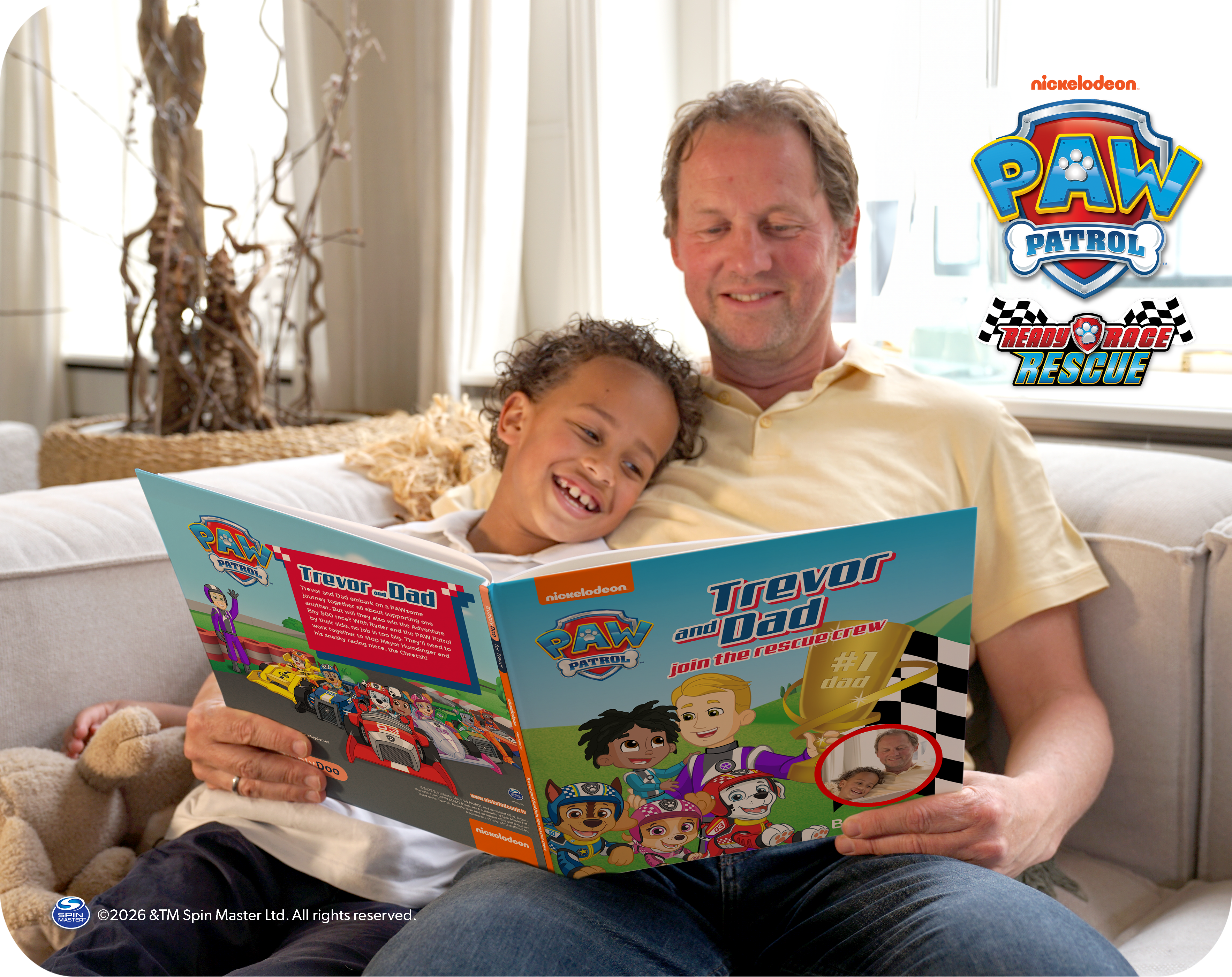 Your child and the PAW Patrol together in one book!