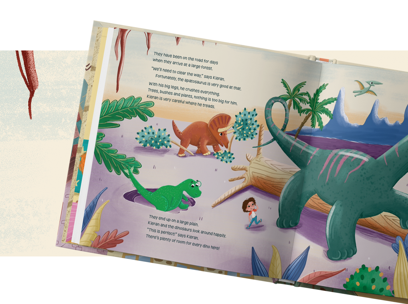 On each page, your child will discover personalized details.