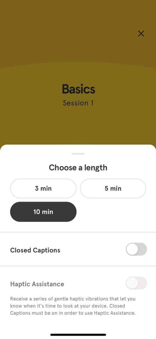 Headspace meditation &amp; mindfulness app has a lot of meditation practice options with courses on different topics and download opportunity