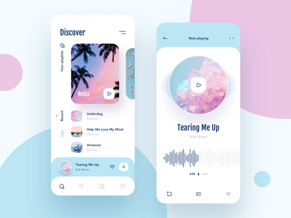 To stream music you'll have to get the license 