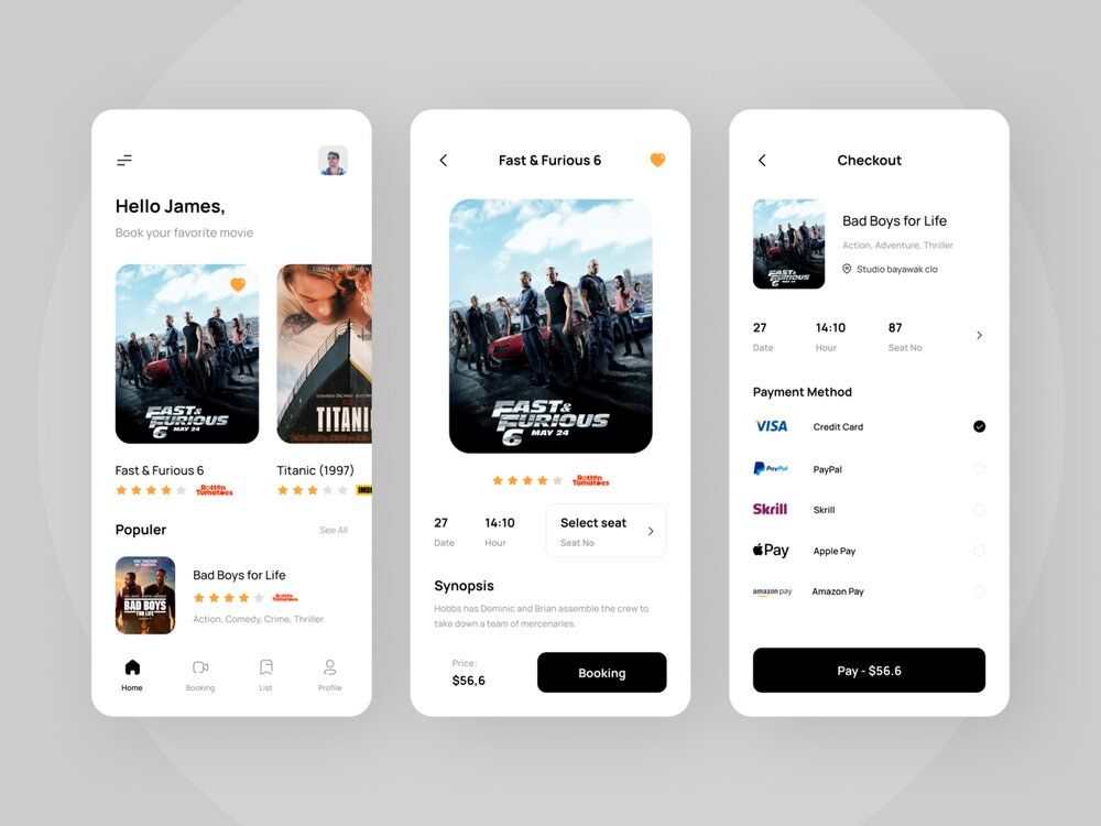 If you’ll create a ticket booking website or app for your movie theater, for instance, it can help you automate the management of it