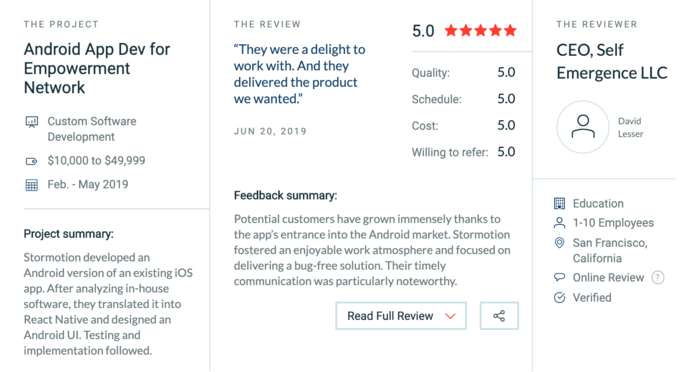 review