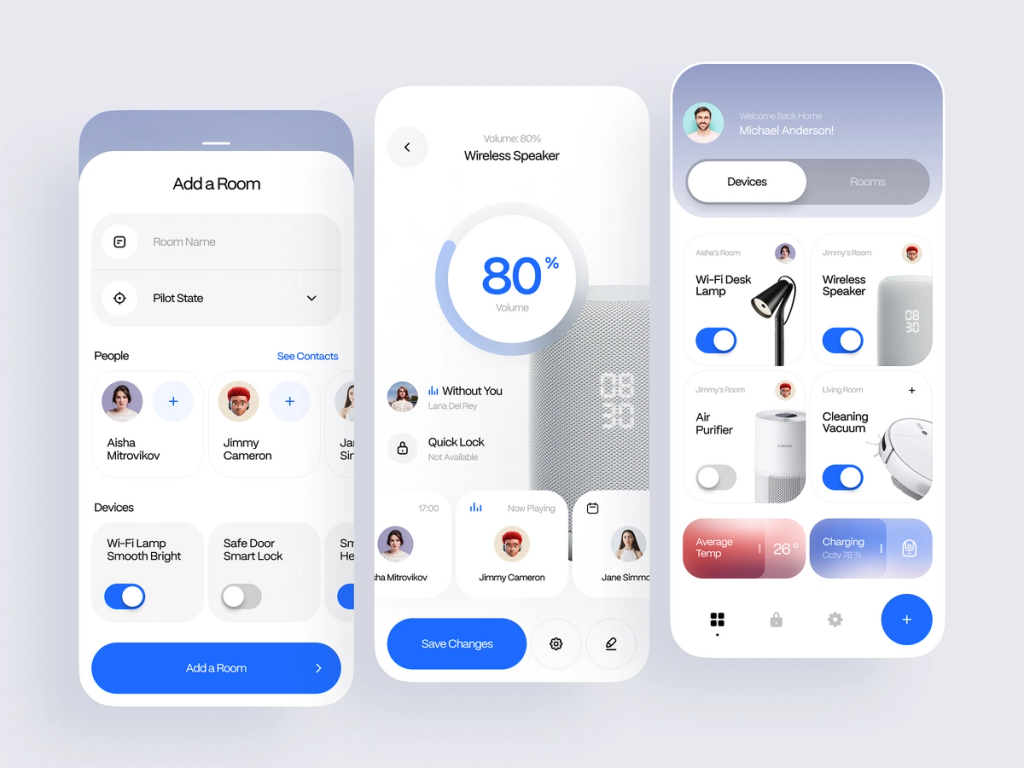 These apps serve as a bridge between users and IoT devices, enabling seamless communication, data collection, and control over various connected devices and systems.