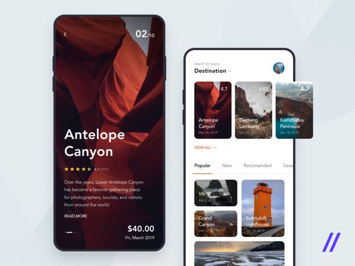 We recommend to make this Screen bright and eye-catching, just like on this pic (*image by [Purrweb](https://dribbble.com/Purrweb){ rel="nofollow" .default-md}*)