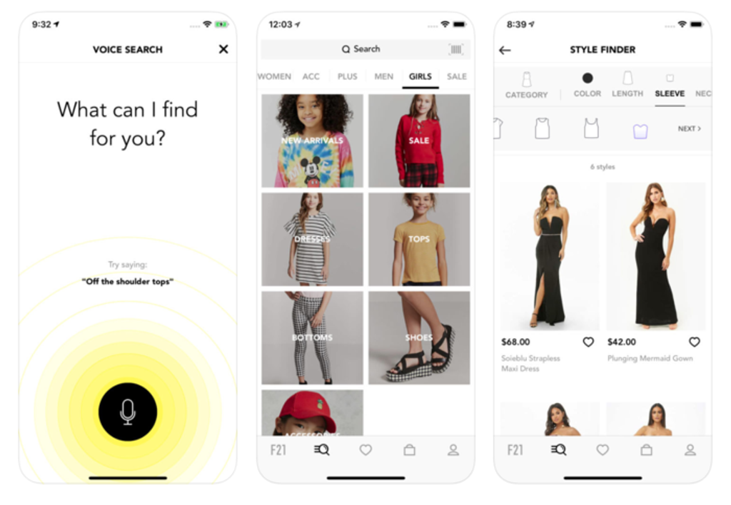 The Forever 21 app