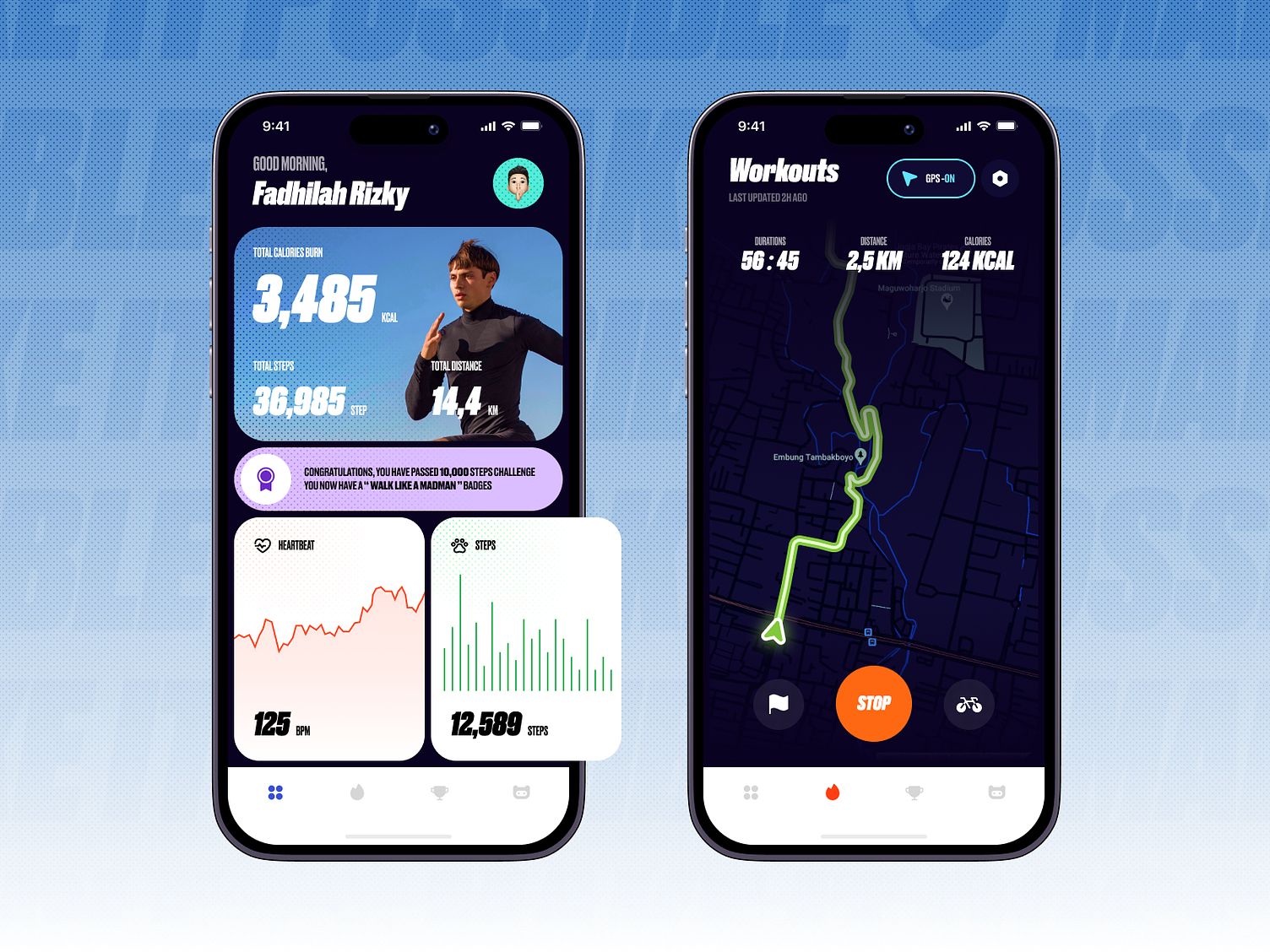 Fitness tracking apps enable users to monitor their physical activity on their mobile devices