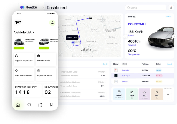 EV Fleet Management App