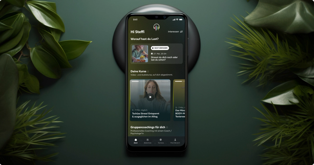 An example of wellness app development