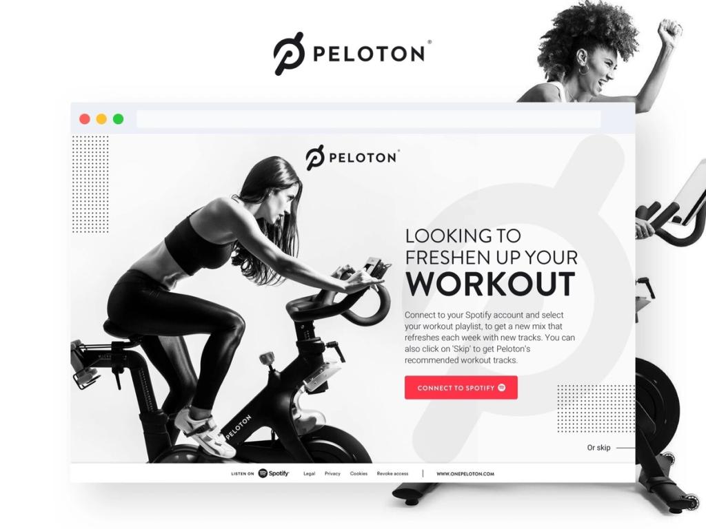 Peloton app (*image by [Calwin Bowen](https://dribbble.com/CalvinBowen){ rel="nofollow" .default-md}*)