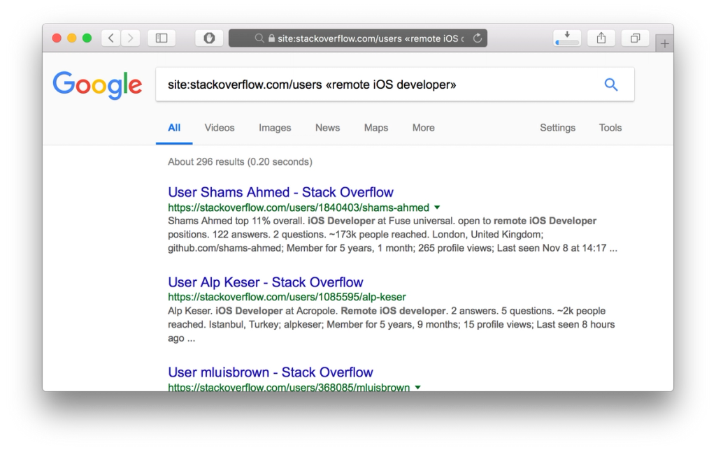 You can use Google to surf through the other sites as well