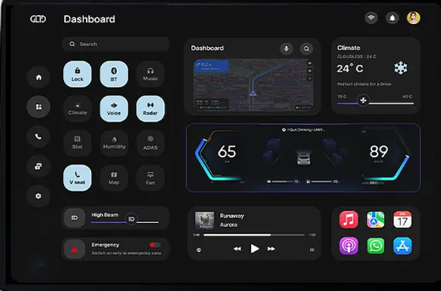Example of Android Auto/Car Play app development