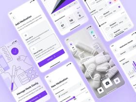 Example of a medication management app