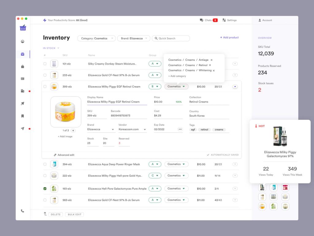 ERP web software