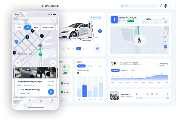 EV Charging Station Application