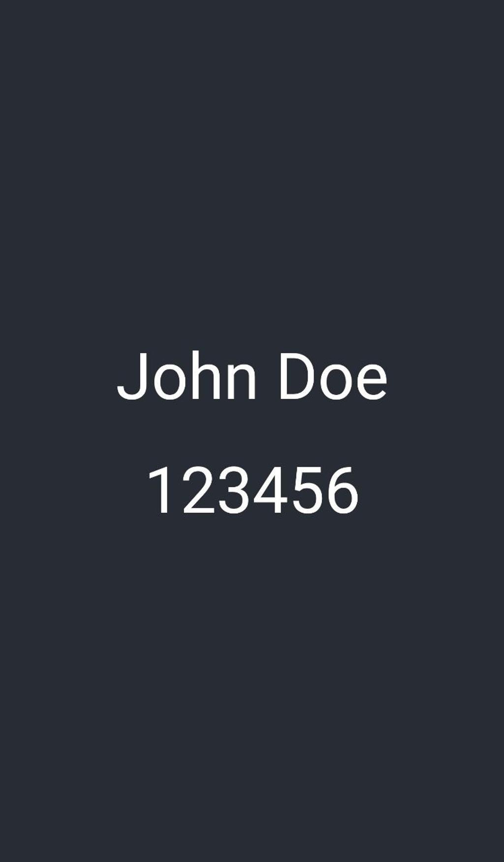 How the Profile component is displayed in the app