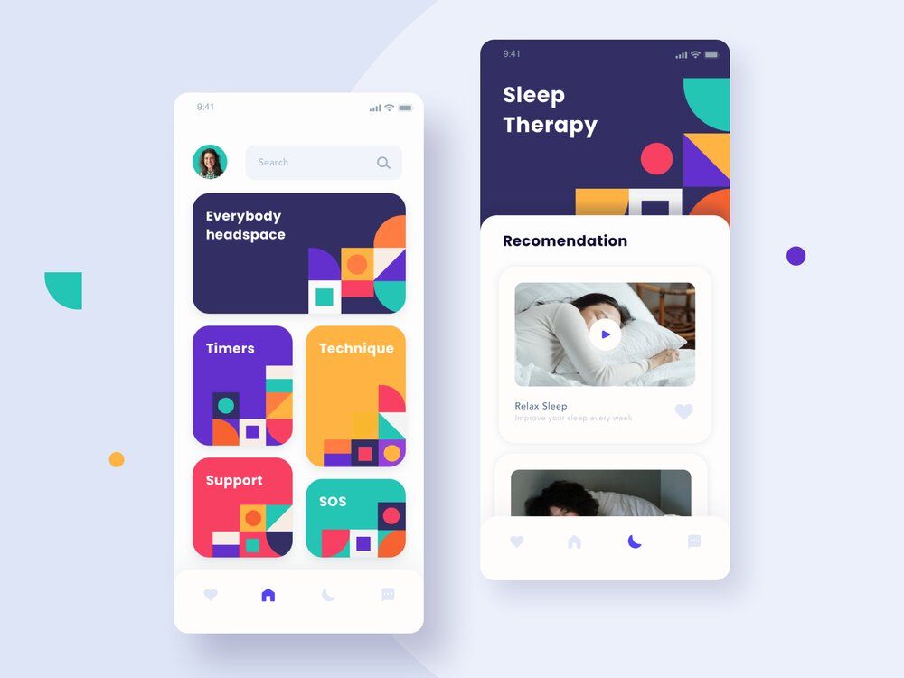 Another function of a healthcare app is sleep tracking