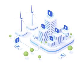 Illustration for the article about renewable energy software development