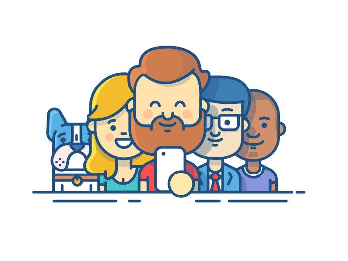 Your success greatly depends on your team (*image by [Andrew McKay](https://dribbble.com/andrewmckay){ rel="nofollow" .default-md}*)