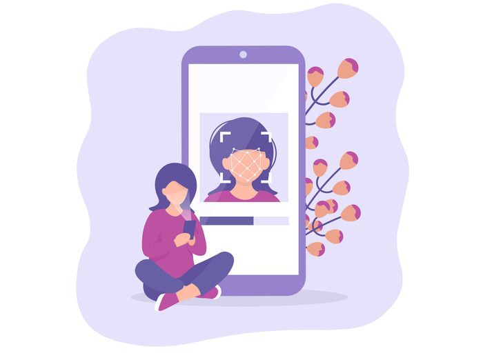 Face ID was such a feature at first but now you can easily implement it in RN (*image by [Natty Blissful](https://dribbble.com/Natty_Blissful){ rel="nofollow" .default-md}*)