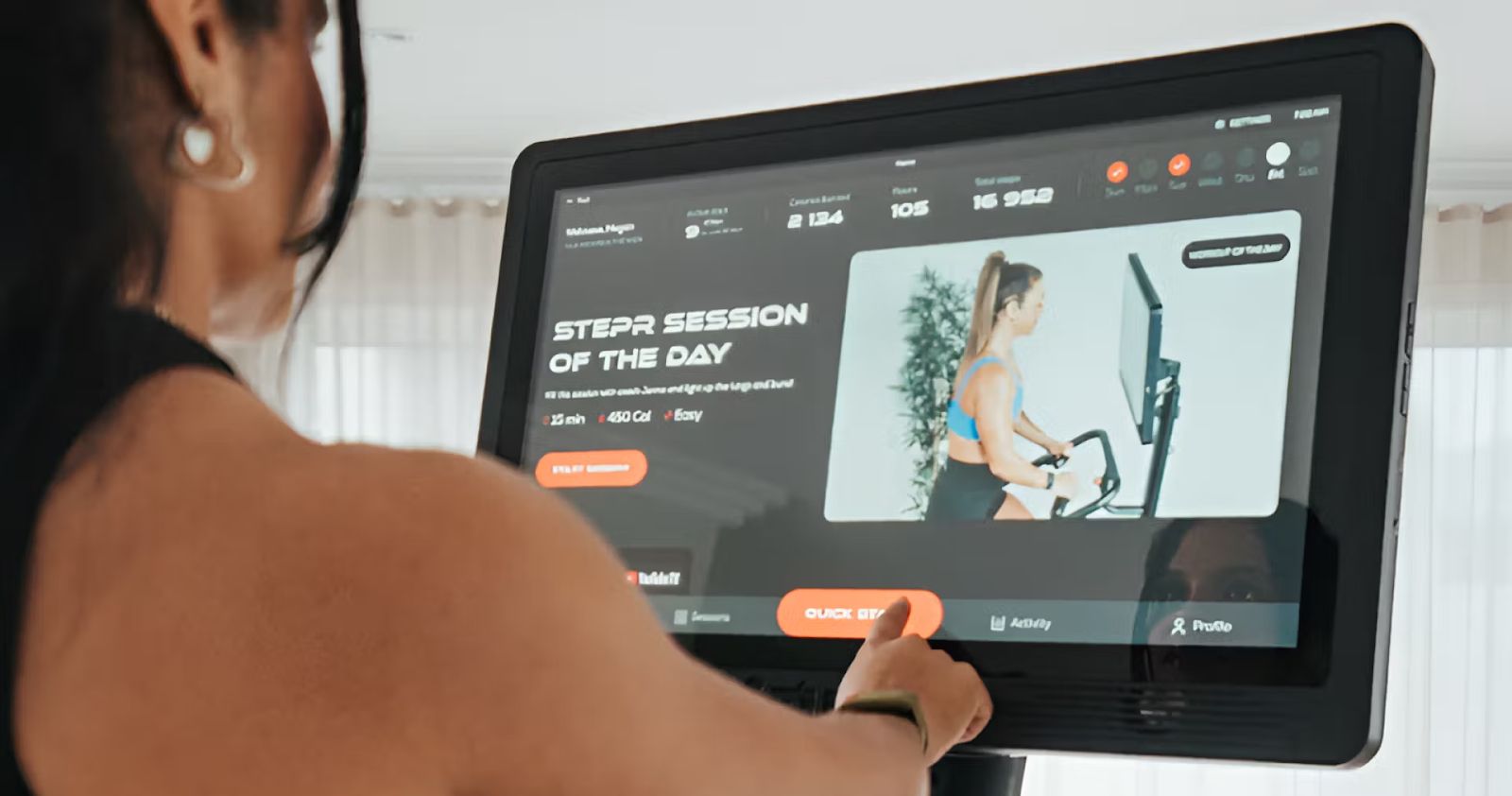 An example of digital health solutions - STEPR app by Stormotion