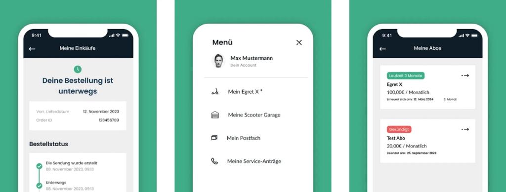 The Egret app offers a seamless connection to your e-scooter, providing real-time performance monitoring and control