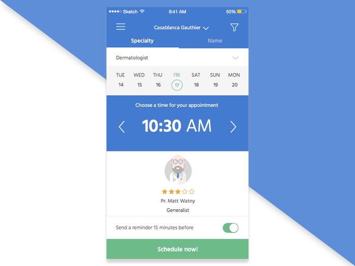An easy and intuitive booking process (*image by [Zaynab Soulaimani](https://dribbble.com/Soulaimaniya){ rel="nofollow" .default-md}*)