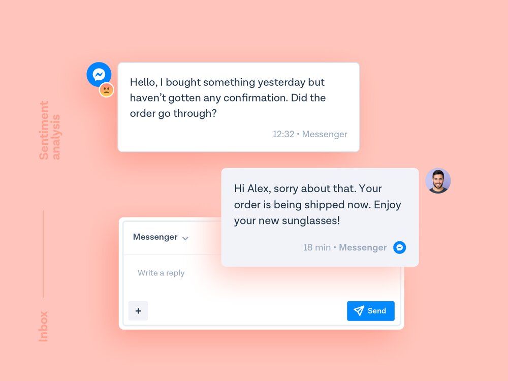Development companies often recommend to add well-organized customer support (*image by [Michelly Sugui](https://dribbble.com/hellosugui){ rel="nofollow" target="_blank" .default-md}*)