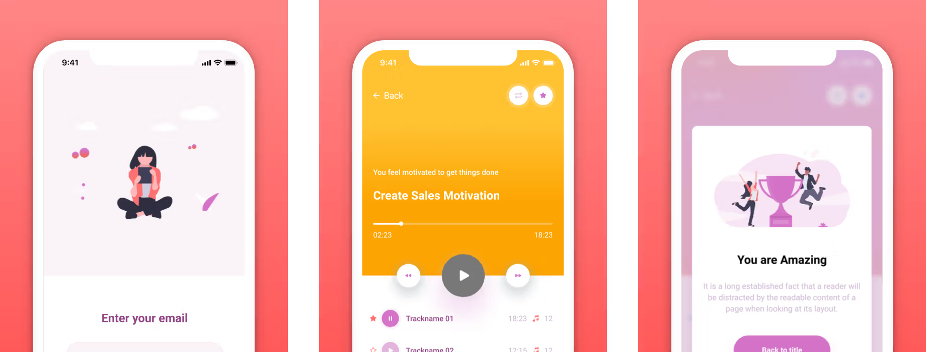 Mental health app development can increase user engagement and encourage people to self help for anxiety or any other mental illness (*image by [Kieron Keenan](https://dribbble.com/KieronKeenan){ rel="nofollow" target="_blank" .default-md}*)
