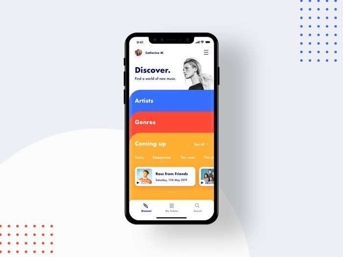 Recommendations mechanism is important for radio apps (*image by [Karl Martin](https://dribbble.com/karlcanbecool){ rel="nofollow" .default-md}*)