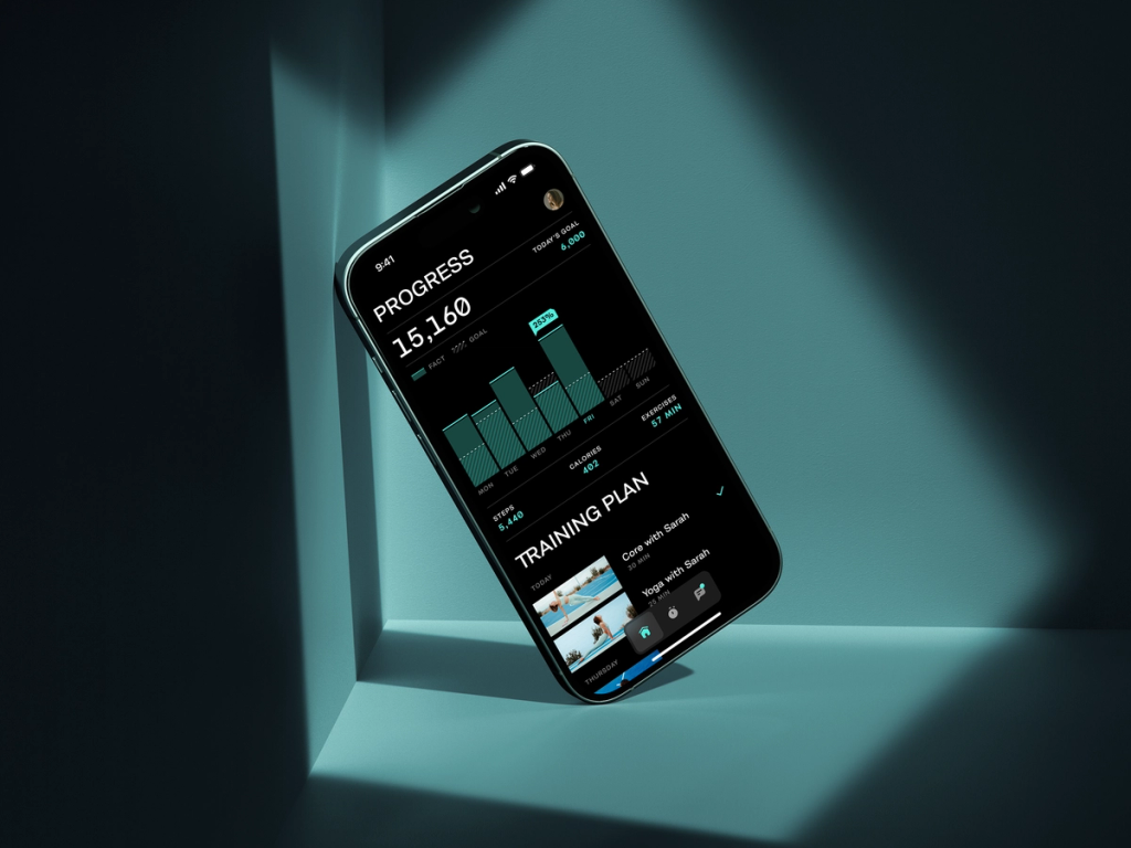 An example of the innovative fitness application design